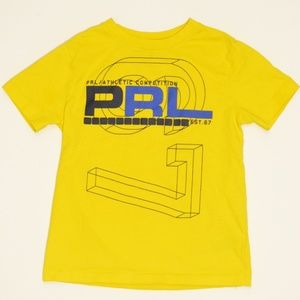 Boys Polo Ralph Lauren Athletic Competition Yellow